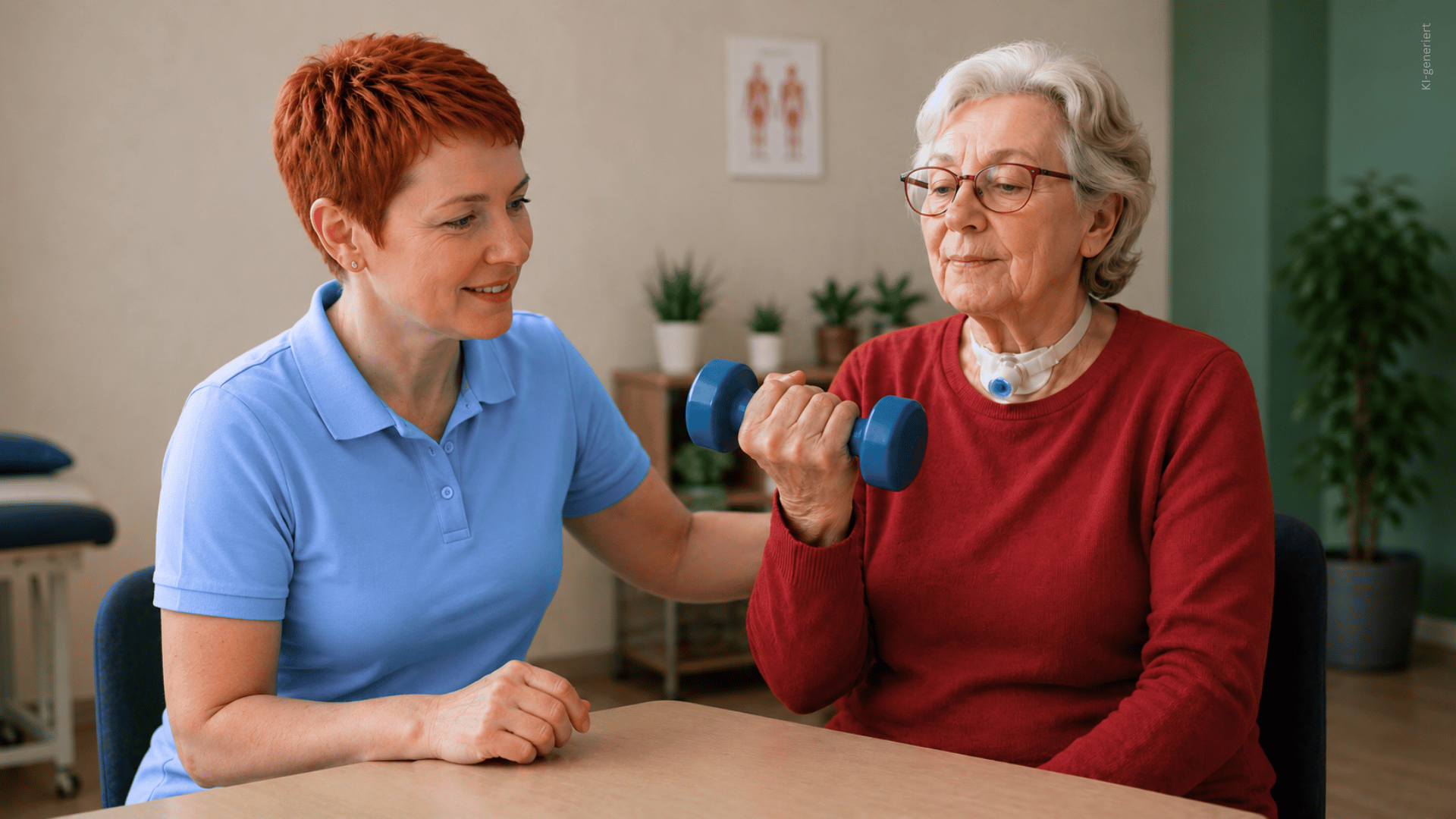Die mobile Physiotherapie von TriThera unterstützt Patient:innen dabei, Beweglichkeit, Kraft und Stabilität zurückzugewinnen.