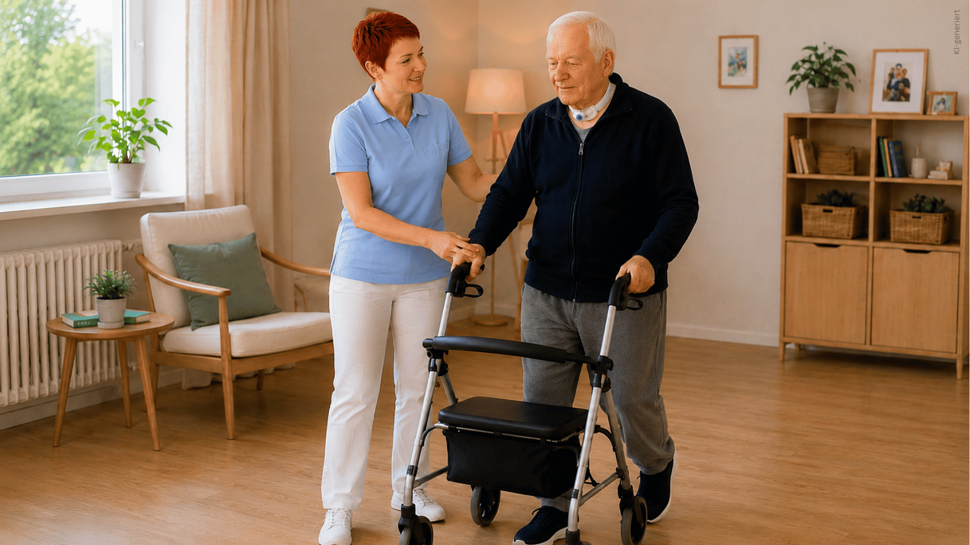 Die mobile Physiotherapie von TriThera unterstützt Patient:innen dabei, Beweglichkeit, Kraft und Stabilität zurückzugewinnen.
