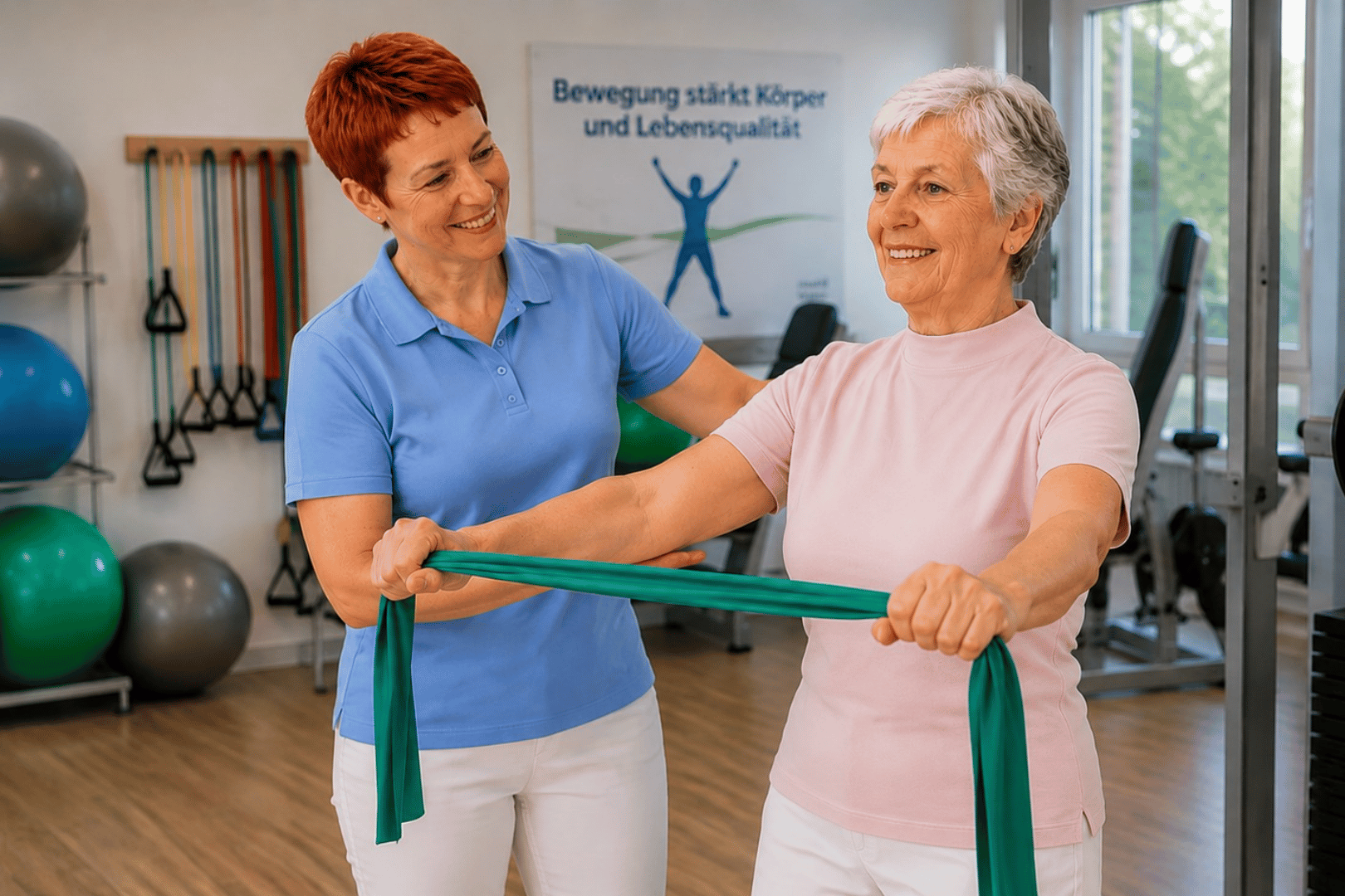 Physiotherapie von TriThera ist: Mobil. Individuell. Wirksam. Kommt direkt zu Ihnen.