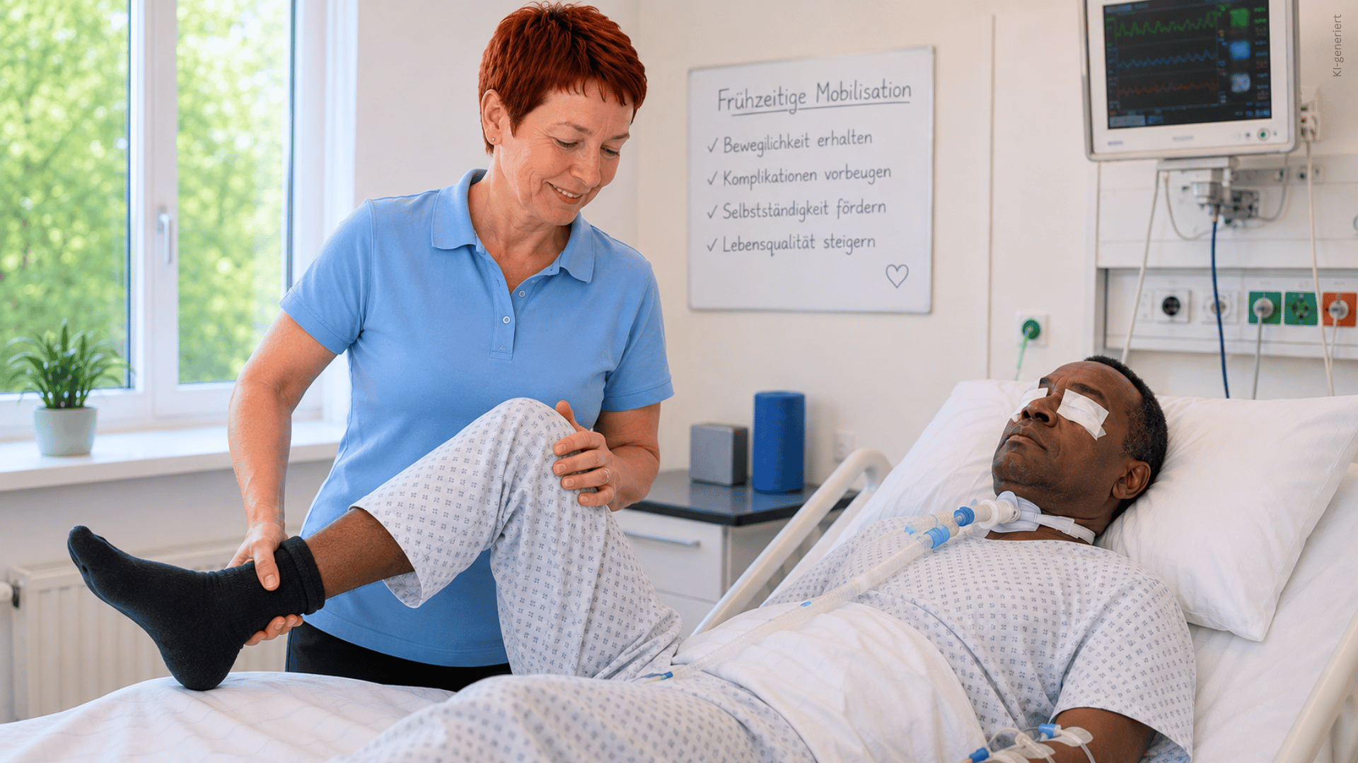TriThera bietet eine interdisziplinäre Therapie bei speziellen neurologischen Syndromen der Intensivmedizin